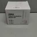 2 in 1 Toilet Plunger and Brush SetExtended Handle PlungerToilet Bowl Brush Plunger Set, Bathroom Cleaning Tools Toilet Brush Plunger ComboCleaning BrushBathroom Cleaning Supplies (Black)