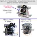 XT675 149CC Carburetor for Toro 22 Recycler Lawn Mower 20371 20378 20377 14 853 68-S Carburetor for Kohler XT6.75 XT650 6.5hp 6.75hp 149cc Engine with 14 083 15-S Air Filter Tune Up Kit