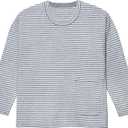 Gerber Baby and Toddler Boys Striped Sweater with Pocket, Gray Heather, 24 Months