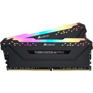 CORSAIR VENGEANCE RGB PRO DDR4 RAM 16GB (2x8GB) 3200MHz CL16-18-18-36 1.35V Intel AMD Desktop Computer Memory - Black (CMW16GX4M2C3200C16)