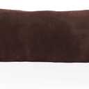 StangH Brown Velvet Body Pillow Cover 20x54 Inches, Super Soft Cozy Luxury Fuzzy Flannel Long Pillowcase with Zipper, Decorative Pillow Case for Pregnancy/Baby, 1 Piece