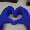 Heart shaped hand carved decorative aesthetics, blue heart shaped bookshelf decor, office coffee table entryway desktop decor, birthday gifts for sisters, moms, teenage girls and valentine's day.