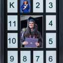 Hodeframe K-12 Graduation Photo FramesSchool Year Picture Frame, Collage Photo Frame for Baby First Year Keepsake, 12x16 Multi Picture Frame-13 Opening,Great for Children's Photos, Portrait