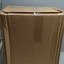 Amazon Basics Trash Can, Rectangular Commercial Office Wastebasket, 10 Gallon (Pack Of 1), Black