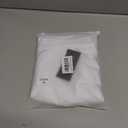 eoeoo Women's Flared Mini Skirt Stretchy High Waist Flowy Ruffle Hem Skater Skirt (White, M)