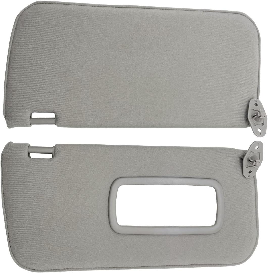 Driver & Passenger Side Sun Visor Replacement Fits for Nissan Frontier Xterra 1998-2004 Sunshade 964017Z823 964007Z823 Color Gray (Driver & Passenger Side)