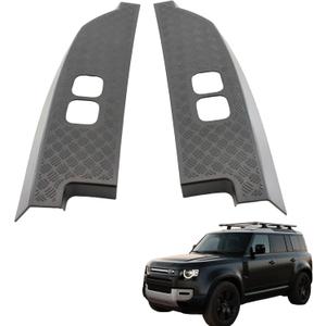 Tail Light Cover Anti-Scratch Guard Protection Cover Replacement for Land Rover Defender 90 110 130 2020-2025 Decoration Armor Trim Exterior Accessories ABS Matte Black