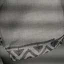 Linen Embroidered Drapes for Living Room 63 Inches Long Grey Boho Curtains 2 Panels for Bedroom Country Farmhouse Living Room Light Filtering Grommet Window Treatment 55x63 Inch, Grey on Beige