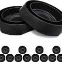 Bed Bug Interceptors Trap Detector | Bedbug Traps for Bed Legs with Anti Skid Pads (Black -12 Pcs)