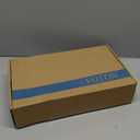 VOTON Black Bathroom Faucets Modern Waterfall Bathroom Sink Faucet Matte Black Single Handle Bathroom Faucet for 1 or 3 Holes with Deck Plate and Pop-Up Drain, Rv Sink Camper Farmhouse Bathroom Faucet (Regular Single Handle - 7.5 inches height)