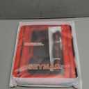 SEYMAC stock Case for iPad (A16) 11th/10th Generation 11''/10.9'' 2025/2022, Full-Body Drop Protection Case with Screen Protector &360 Rotate Hand Strap/Stand, Red+SiliconeBlack