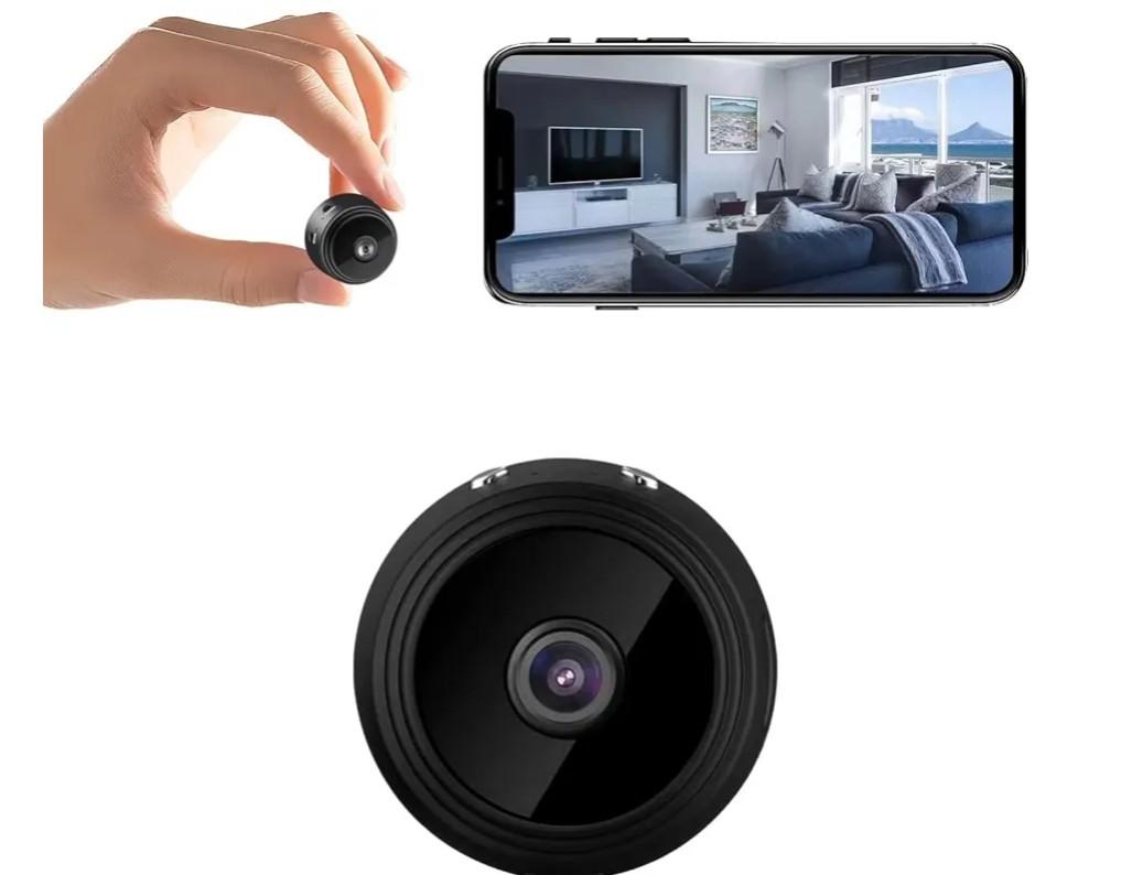 Mini Hidden Cameras,1080P HD WiFi Security Camera for Baby Pet Nanny Surveillance, Spy Cam for Home Indoor Outdoor Monitoring Remote Viewing with APP(Video Only) (1)