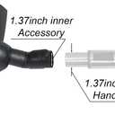 for Miele, Horse Hair Vacuum Brush Attachments with Wheels - Vacuum Cleaner Attachments for Carpet, Tile Hard Floors - 1-3/8 Inch Hardwood Floor Vacuum Attachment