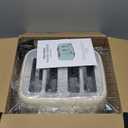 Roter Mond Toaster 4 Slice Retro Stainless Steel with Extra Wide Slots Bagel, Defrost, Reheat Function, Dual Independent Control Panel, Removable Crumb Tray, 6 Browning Levels, Cream White