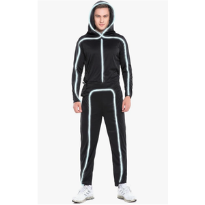HSCTEK Light-up Adult Stick Figure Costume Medium