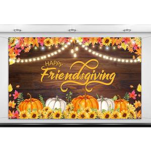 29Pcs Friendsgiving Party Decorations, Banner Size: 80"x60"