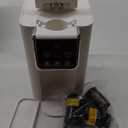 Hot & Iced Coffee Maker with Bold Setting, Single Serve Coffee Maker for K Cup and Grounds, 6-14 Oz Brew Sizes, 50 Oz Removable Water Tank, One Cup Coffee Machine with Reusable Filter, White