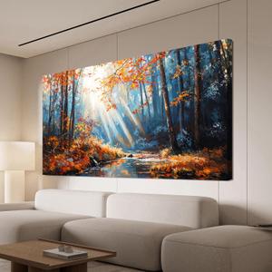 Forest Wall Art Prints Large Canvas Wall Art Decor For Living Room 29"X58"