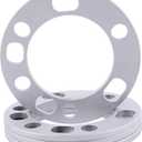 ZHTEAPR 4pc 8mm Universal Wheel Spacers Adapters Compatible with Toyota Chevy GMC 6 Lug and 5 Lug Ford Dodge 5x5.5 5x139.7 6x5.5 6x139.7 for 75-96 F150,94-18 Ram 1500,98-20 Silverado 1500