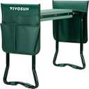 VIVOSUN Garden Kneeler and Seat, Foldable Gardening Stool, Garden Kneeling Bench with Handles, EVA Foam Pad & 2 Tool Bags, Portable Garden Tools for Women Men Seniors, 2-in-1 Outdoor Garden Supplies (Green)