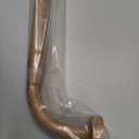 Light Wood Grain Disc Curtain Rods, 28-48 Inches Window Curtain Rod,Adjustable Room Darkening Drapery Rod with Aluminum Finials and Brackets,Wrap Around Design