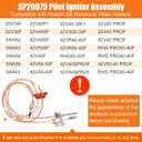 Upgraded SP20075 Pilot and Igniter Assembly Compatible with Rheem Water Heater Pilot Assembly, PROTECH, GE, Richmond Water Heater Pilot Assembly,Water Heater Pilot Assembly for Natural Gas