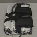 Vorspack Clear Backpack Heavy Duty PVC Transparent Backpack with Reinforced Strap Stitches & Large Capacity for College Workplace Security - Black