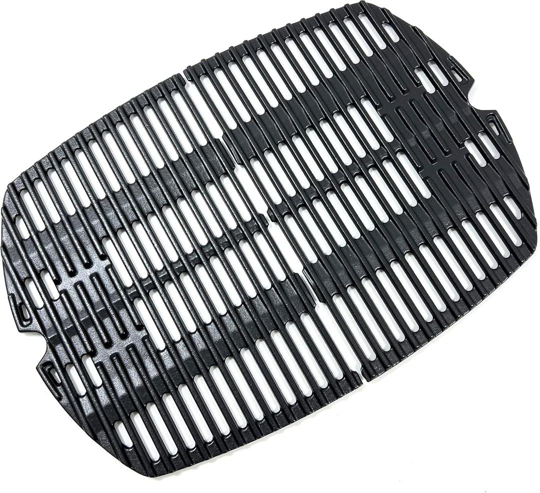 Weber DC141 7645 Cast Iron Cooking Grates - Set of 2 for Q200, Q220, Q2000, Q2400 Series Gas Grills