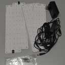 Grow Lights for Indoor Plants Full Spectrum,Plant Lights with Auto Timer 3/6/12H Grow Light for Under Cabinet Plant, 6 Dimmable Levels,600LEDs Grow Lamp Panel Grow Lights for Seed Starting(4P)