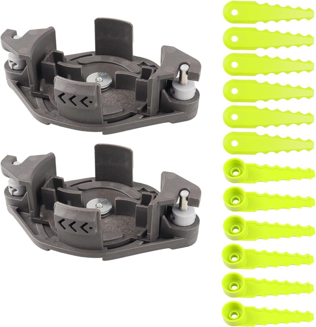 ACFHRL2 Weed Eater Bladed Head for Ryobi RY40210 RY40210A 18V 24V 40V String Trimmers (2PCS)