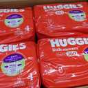Huggies Size 4 Baby Diapers, Little Movers HuggFit 360 Baby Diapers with 360 Waistband, Size 4 (22-37 lbs), 144 Count (4 Packs of 36)