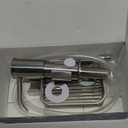 Soap Dispenser Pump for Kitchen Sink with Sponge Rack, ABS Plastic in Counter Soap Dispenser with 39" Extension Tube Kit, Built in Dish Soap Dispensers Under Sink, on Countertop, Brushed Nickel