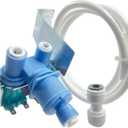 W10408179 2304757 2205762 Refrigerator Water Inlet Valve for Whirlpool, Kenmore, Maytag, KitchenAid, Amana, Ikea Fridge, Replacement Parts W10408179VP, 2188746, 2186486, 2315534, 4389177, 2188708