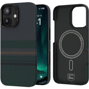 BENKS Aurora ArmorAir for iPhone 16 Case Minimalist Case | Compatible with Magsafe, Built with Dupont Kevlar 600D Aramid, Ultra Slim, Lightweight