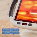 Beurer IL50 Infrared Heat Lamp Heated Red Light Therapy Lamp for Body, Face, Sinuses, & Skin - Effective Muscle Pain & Cold Relief Treatment by Improving Blood Circulation