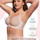 As Fairy Full Coverage Bras for Women No Underwire Supportive Wireless Plus Size Bra Seamless Comfort Bralette, 40C