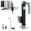 Kohree 8000 lbs Trailer Jack Heavy Duty, 20-24V Cordless Drill Compatible, Bolt on Trailer Jack for Yacht, Horse, Utility Trailers, Adjustable RV Tongue Jack with Drop Leg