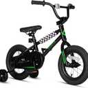 vollsch BMX Style 20 Inch Inch Kids Bike Training Wheels 20'' Bicycle with Kickstand for 2-14 Years Old Toddlers Boys Girls Coaster Brake 