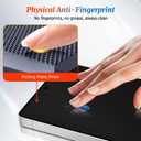 2 Pack Galaxy S24 Plus/S25 Plus Matte Screen Protector,9H Hardness Tempered Glass,Anti-Glare,Anti-Scratch,Smooth and Responsive Absolute,High Definition,Fingerprint Unlock, With Installation Frame