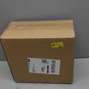 MOPALL Dog Proof Trash Can with Lid, 3.3 Gallon Slim Bathroom Garbage Bin with Inner Bucket, Fits Standard 4 Gallon Bags, Odor Sealing Diaper Pail for Nursery, Modern White Waste Basket, 6.9" Wide