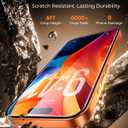 UNBREAKcable 2-Pack Screen Protector for iPhone 17 Pro Max, Military-Grade Shatterproof Tempered Glass [9H+ Hardness] [Easy Installation Frame] [99.99% HD Clear] for Apple iPhone 17 Pro Max