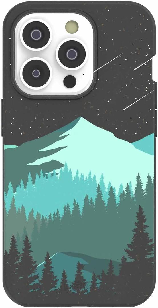 Pela | Phone Case Compatible with iPhone 14 Pro | Limited Edition | Supports Wireless Charging | Cute Eco Friendly | Boreal