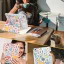 Shorogyt for iPad A16 11th Generation 11 inch 2025 /for i Pad 10th Generation case Magnetic Stand for Women - Cute Design 360 Degree Rotating Covers Girls Kids Boys with Pencil Holder,Dinosaur