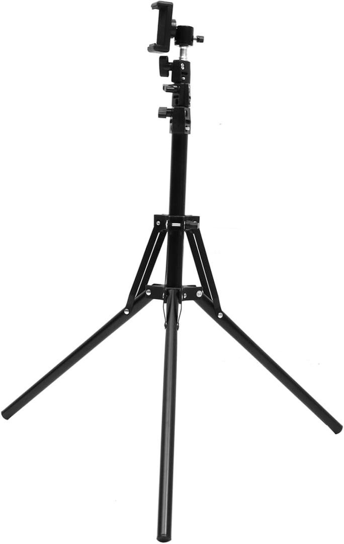 1Set Practical Phone Holder for Livestreaming Folding Stand for Mobile Phones Compatible with Devices Strong Support for Video Webcasts and More