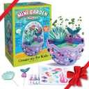 Creativity for Kids Mini Garden: Mermaid Terrarium Kit - Mermaid Gifts for Girls, Crafts and Toys, Easter Basket Stuffers for Kids (Ages 6+)