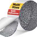 Double Bubble Reflective Foil Insulation Tape, Self-Adhesive Ac Pipe Insulation Wrap for AC Hose, HVAC Duct, Exhaust Hose, Bubble Wrap Insulation for Weatherproof Attics, Windows, Garages - 4 inch