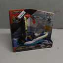 Jurassic World Mattel Jurassic World Rebirth Deluxe Mosasaurus Playset with 7 Interactive Features, 7 Sound Effects & 6 Micro Figures, Folds Up to Carry & Store