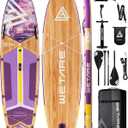 11'6"x35" Inflatable Paddle Board, 450lbs Extra Wide Stand Up Sup Board for Adults, Blow Up Paddleboard Kayak Non-Slip Stable Deck Boat for Yoga Fishing Surf