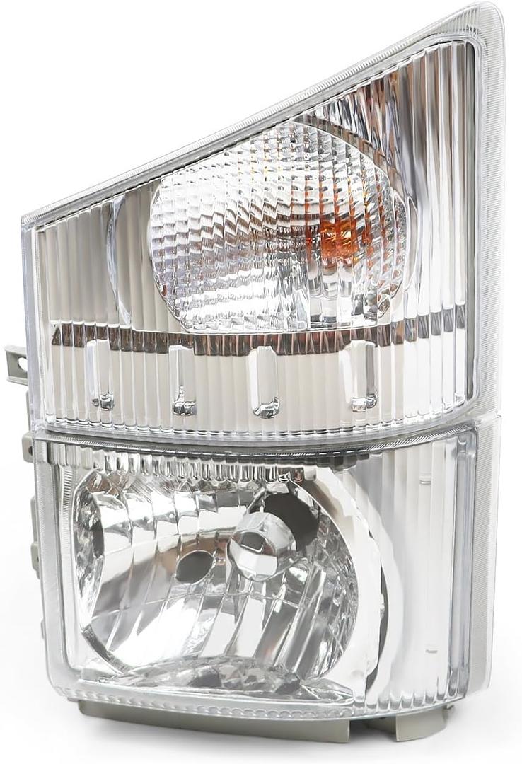 Left Driver Side Headlight Assembly w/Corner Lamp Compatible with NPR NPR-HD NQR NRR 2008-2020 8975851712