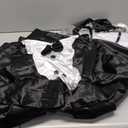 Classic Women Fancy Bunny Costume Girl Dress Tuxedo Style Black Dress Cosplay Costume Tail Ears Stockings Gloves Set, Large